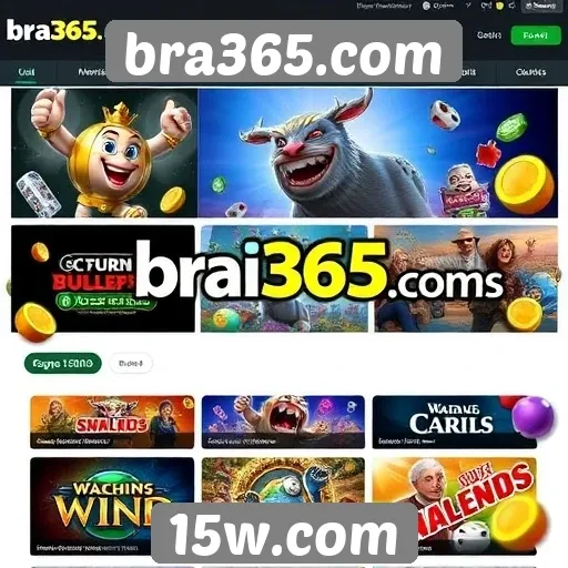 Oferta de jogos disponíveis na bra365